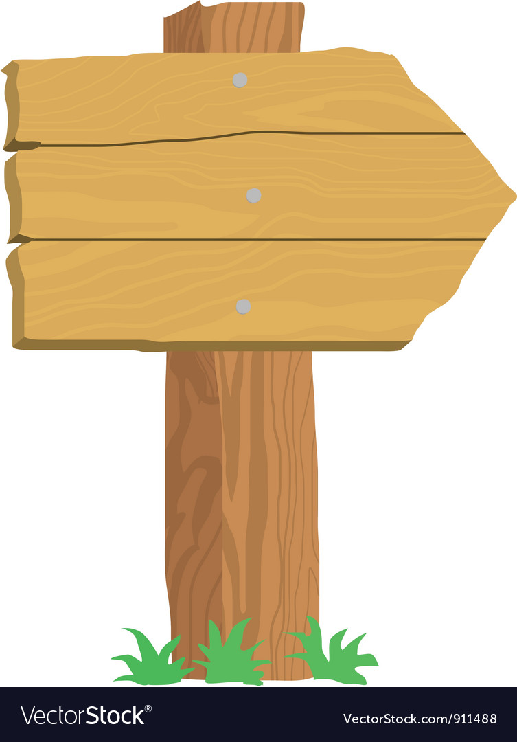 signpost vector