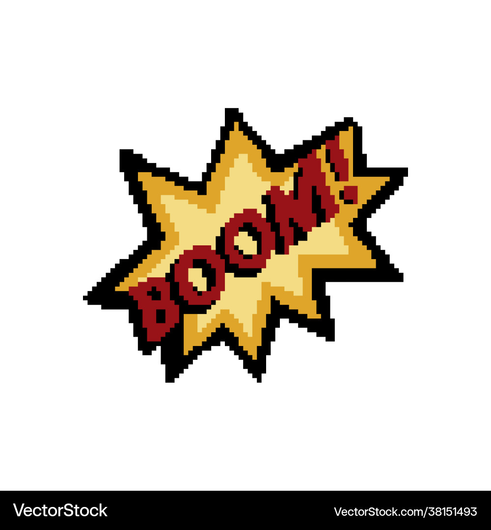 Comic speech bubbles with expression text boom Vector Image