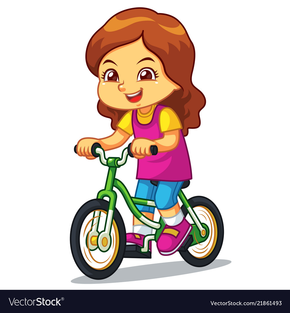 girls green bike