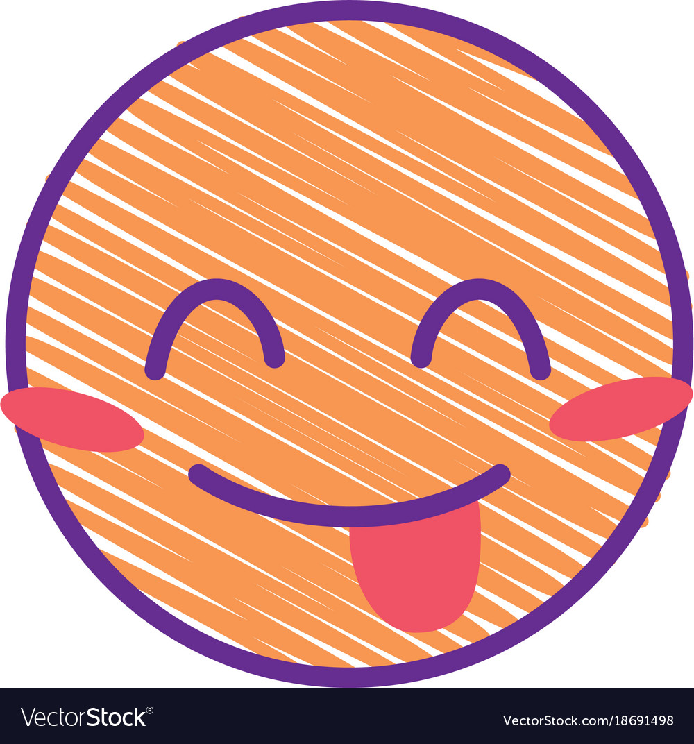 Isolated emoticon design Royalty Free Vector Image