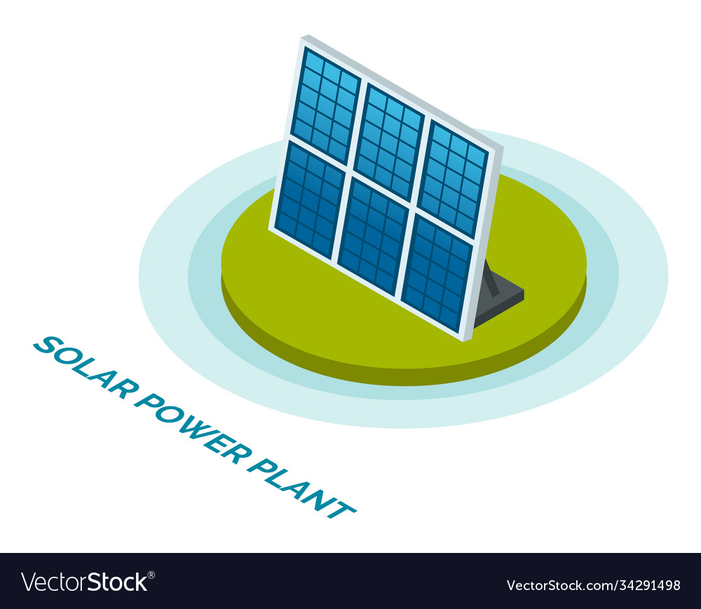 Solar power plant panels