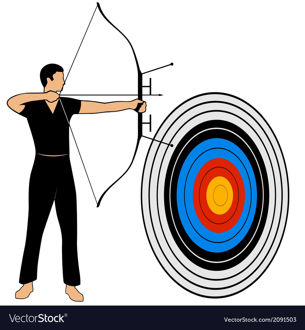 Archery Royalty Free Vector Image - VectorStock