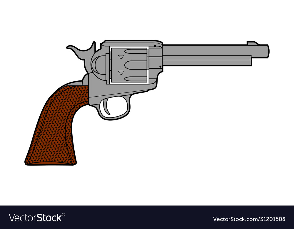 Icon retro gun Royalty Free Vector Image - VectorStock