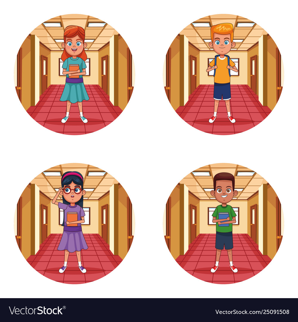 kids-in-school-royalty-free-vector-image-vectorstock