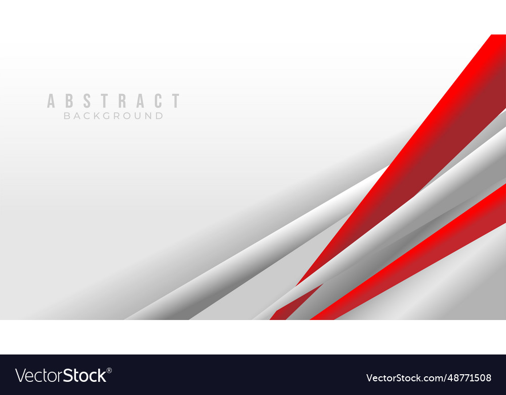 Red white abstract background Royalty Free Vector Image
