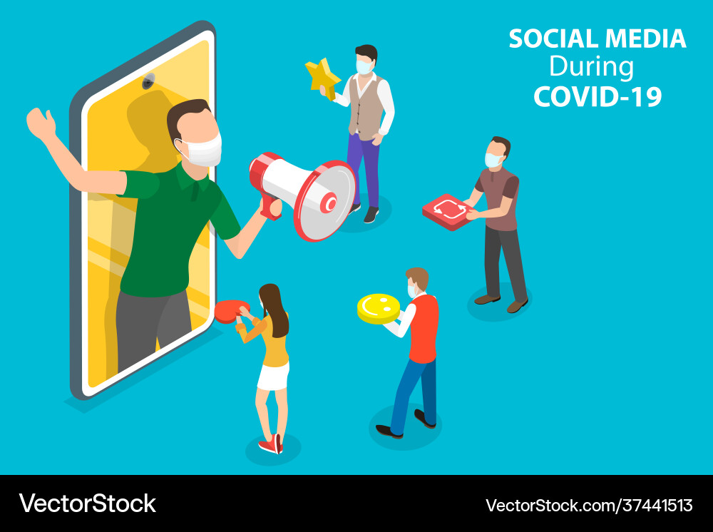 3d isometric flat conceptual Royalty Free Vector Image