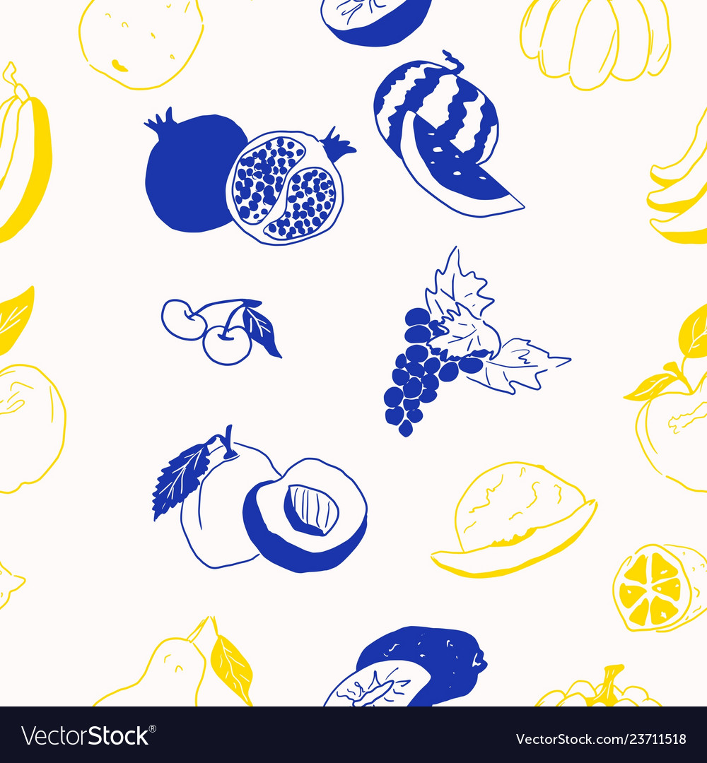 contrasting yellow and blue