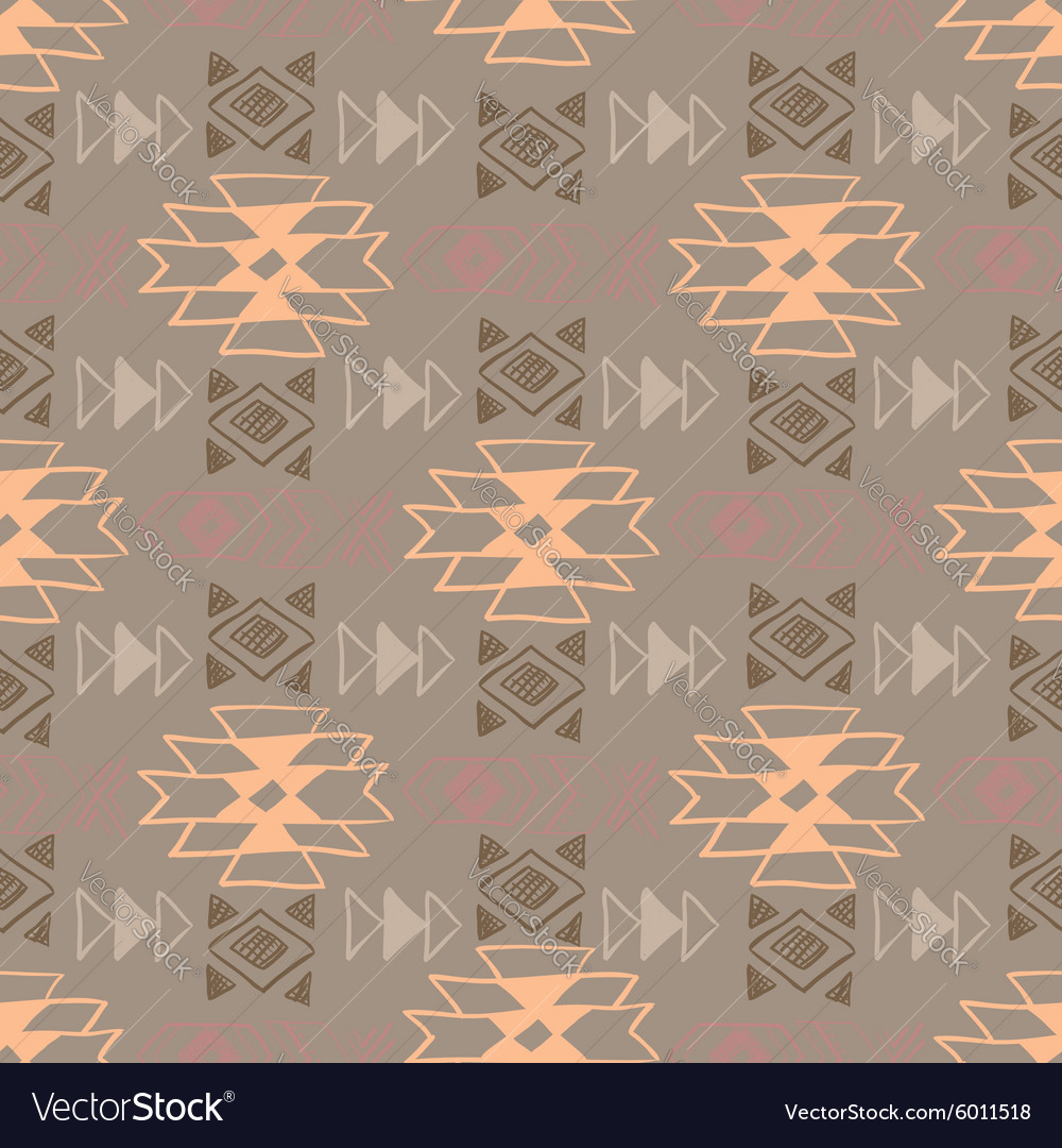 Native american seamless pattern Royalty Free Vector Image