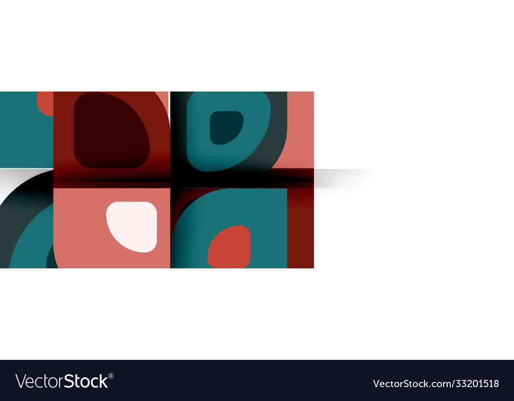 Set modern geometric abstract Royalty Free Vector Image