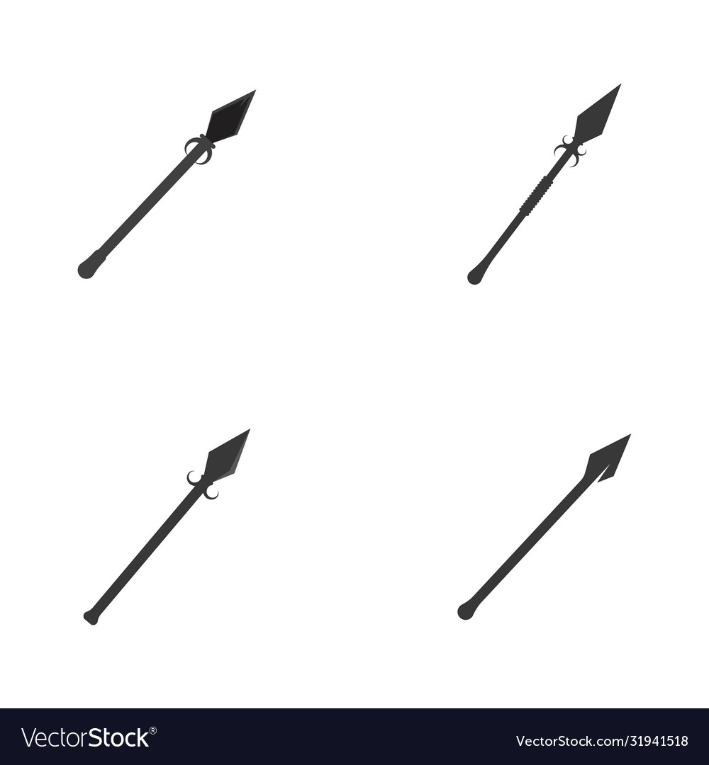 Spear icon template Royalty Free Vector Image - VectorStock