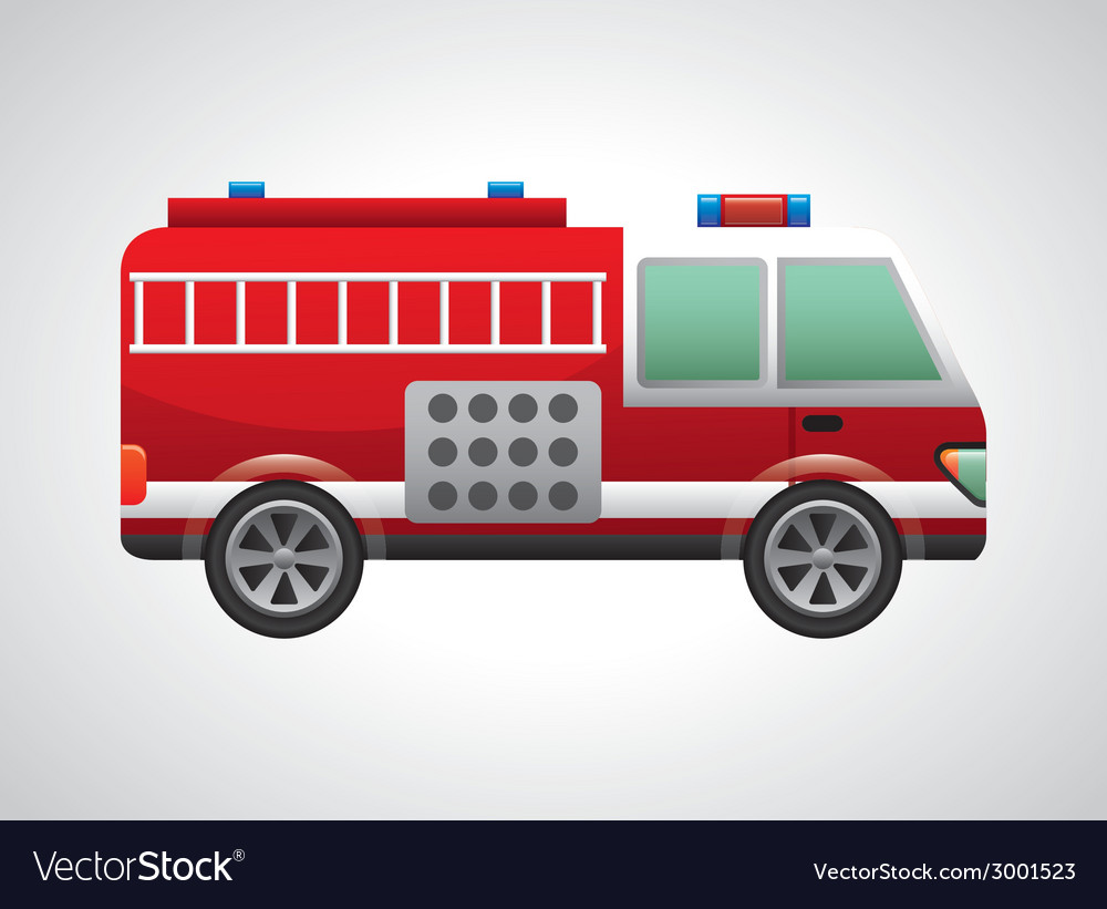 Fire truck Royalty Free Vector Image - VectorStock