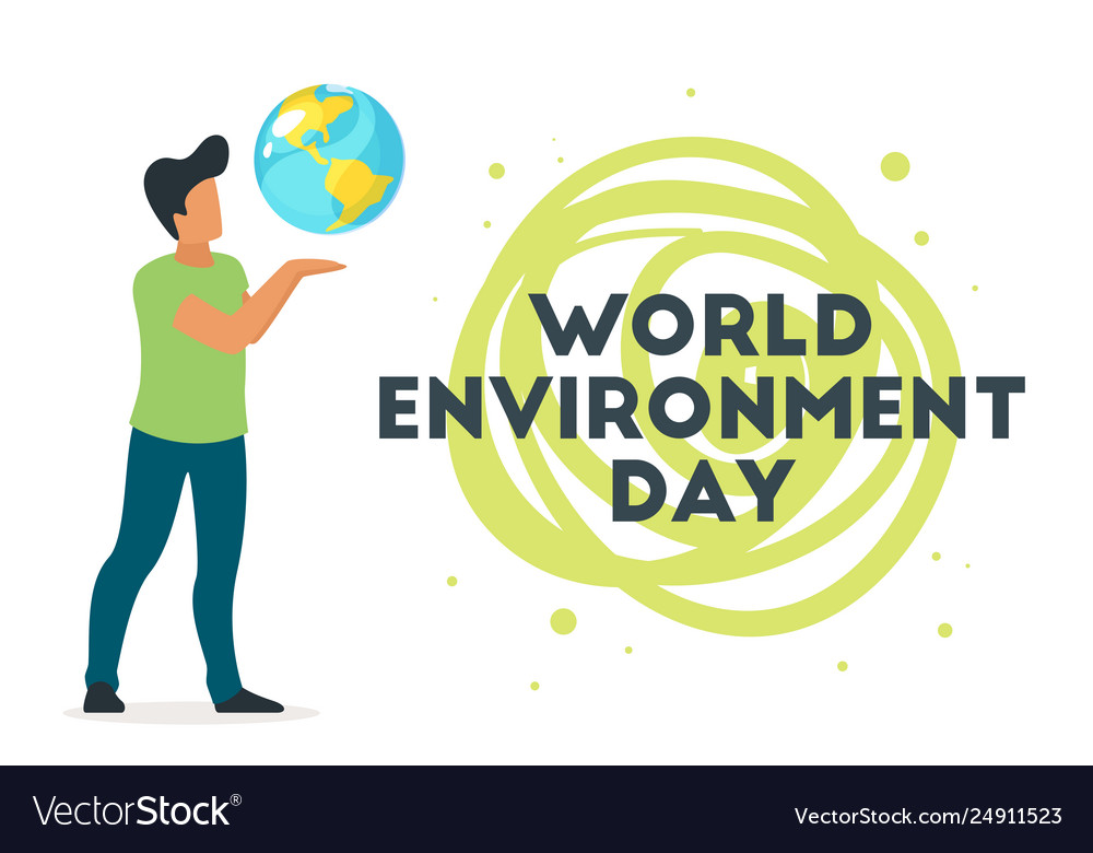 World environment day concept Royalty Free Vector Image