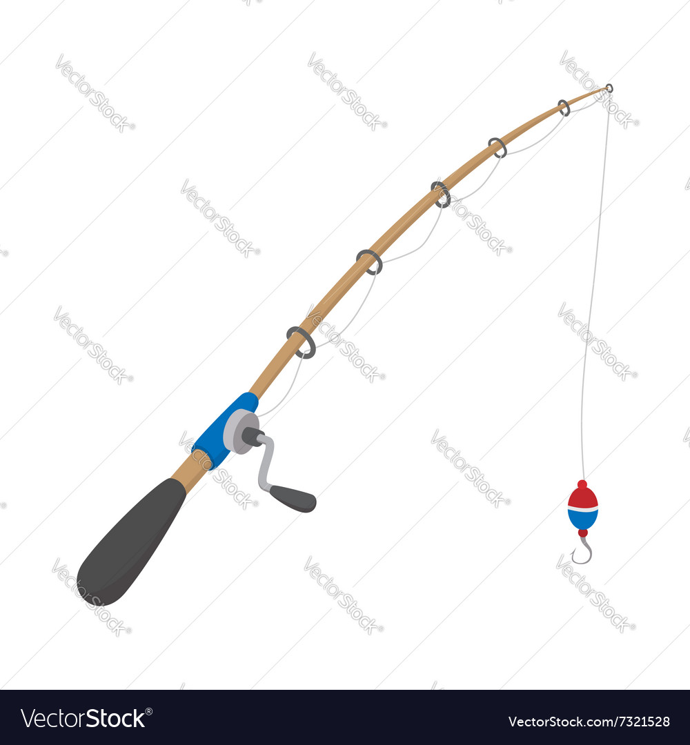 fishing rod cartoon