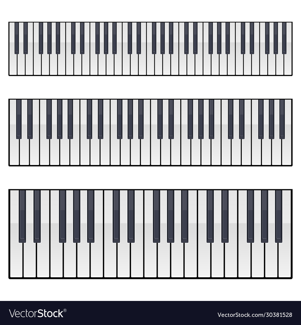 Piano keyboard Royalty Free Vector Image VectorStock
