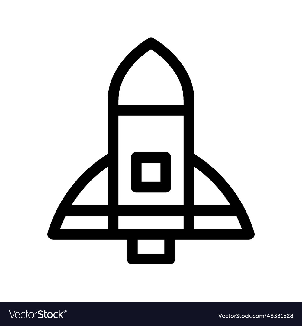 Rocket icon Royalty Free Vector Image - VectorStock