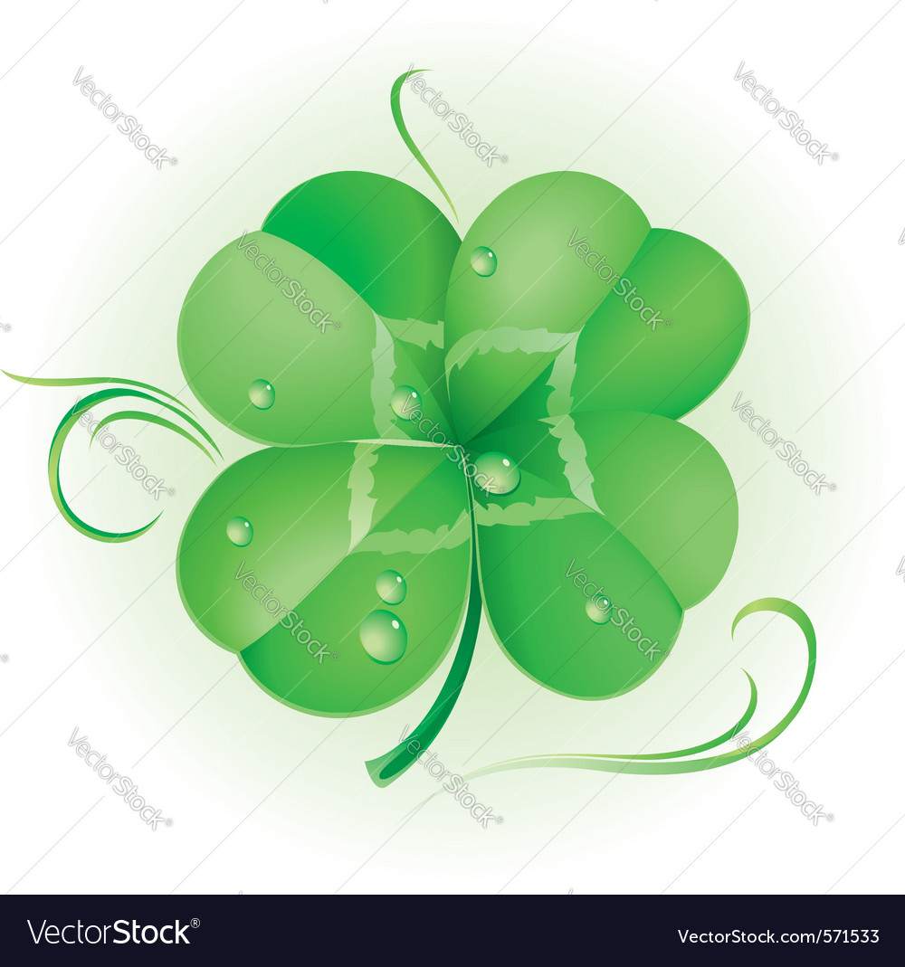 Irish shamrock Royalty Free Vector Image - VectorStock