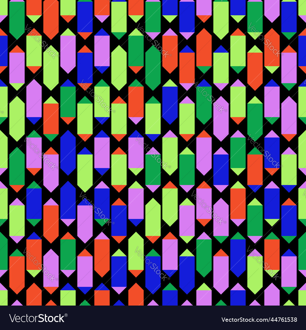 Geometric rectangle with triangle seamless pattern