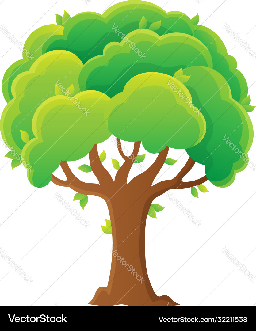 Tree topic image 8 Royalty Free Vector Image - VectorStock