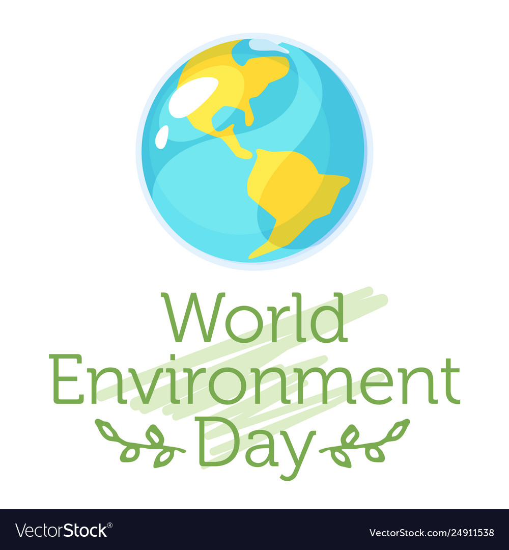 World environment day concept Royalty Free Vector Image