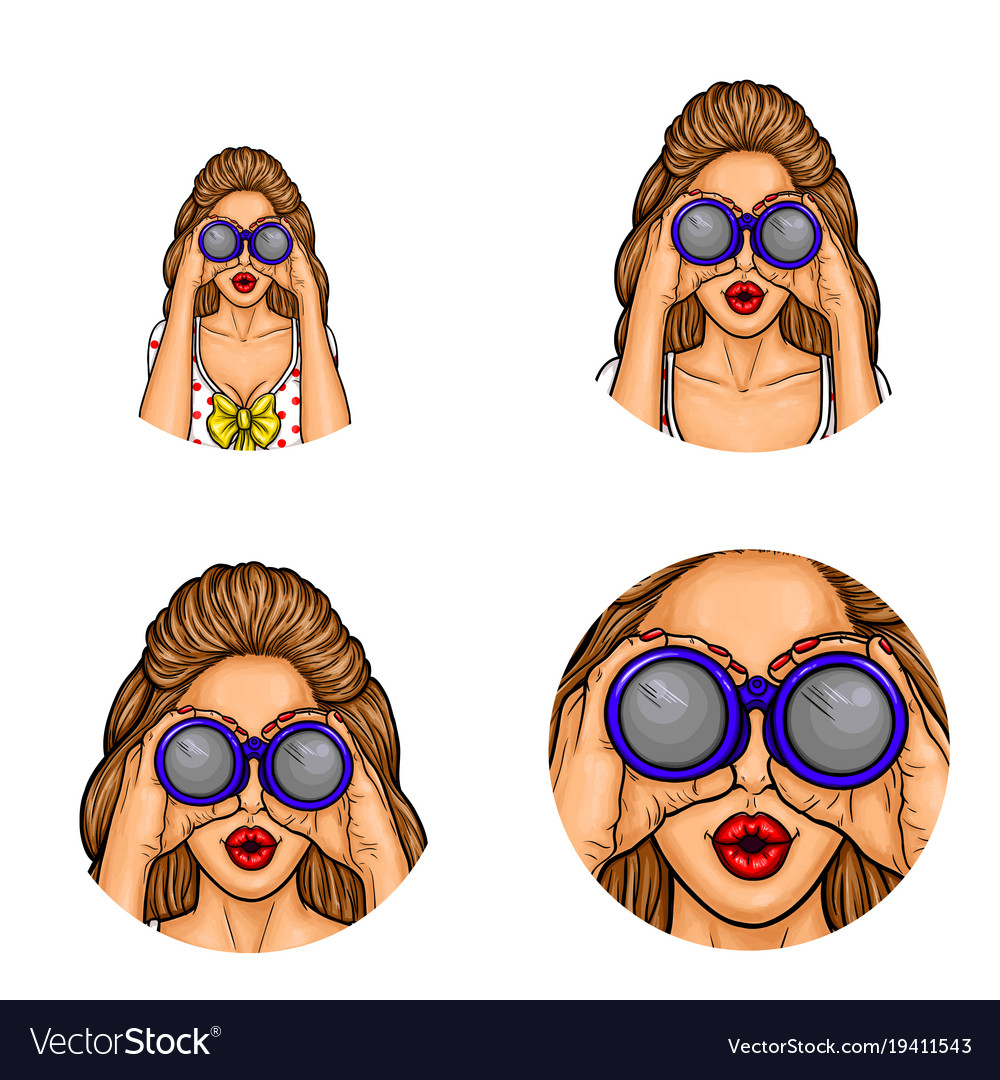 Avatar Icon Logo Pop Art Woman Looks Royalty Free Vector Avatar Icon Logo Pop Art Woman Looks Royalty Free Vector