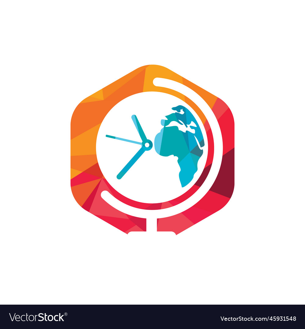 time-world-logo-design-template-royalty-free-vector-image