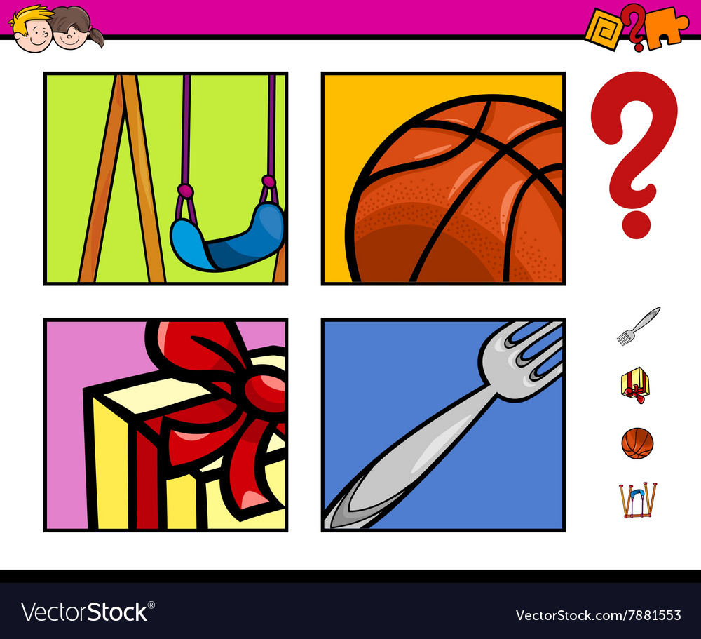 Preschool educational activity Royalty Free Vector Image