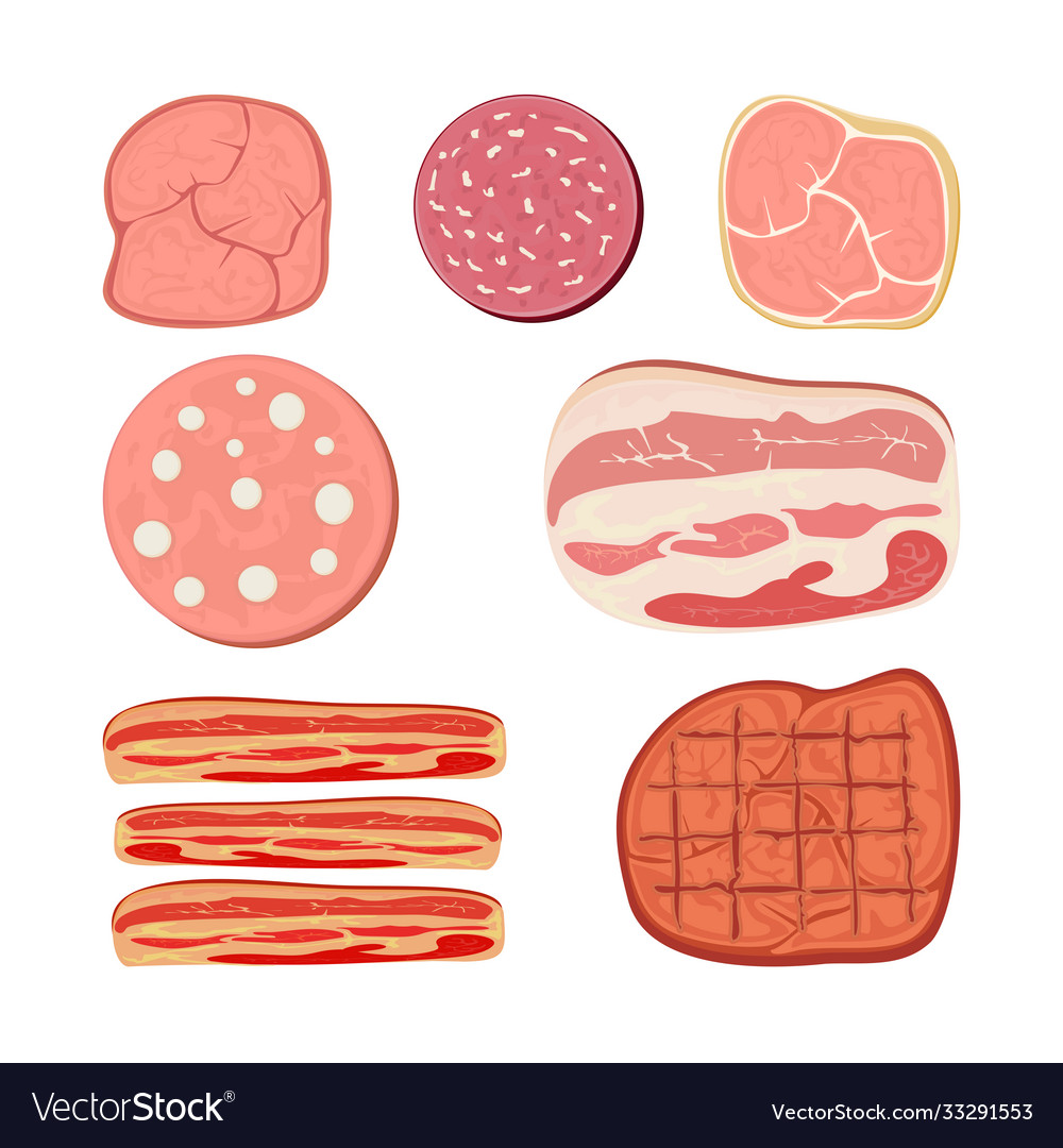 Set meat products