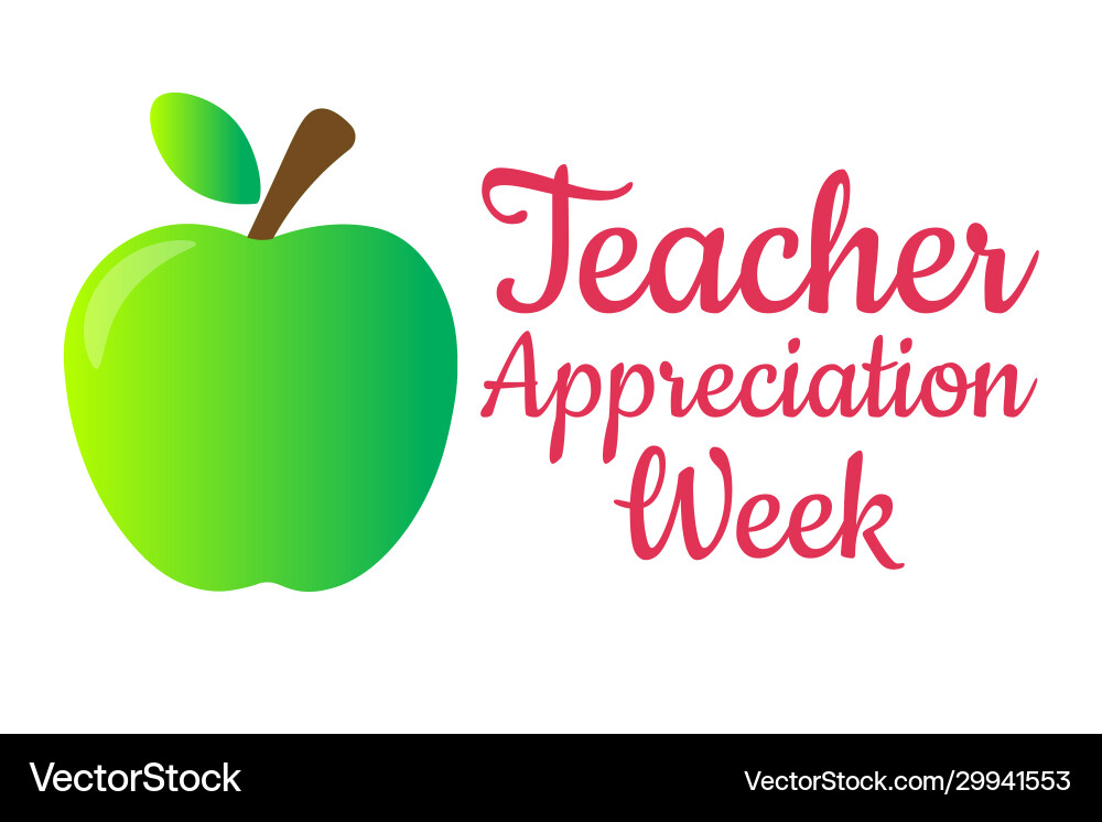Teacher appreciation week holiday concept Vector Image