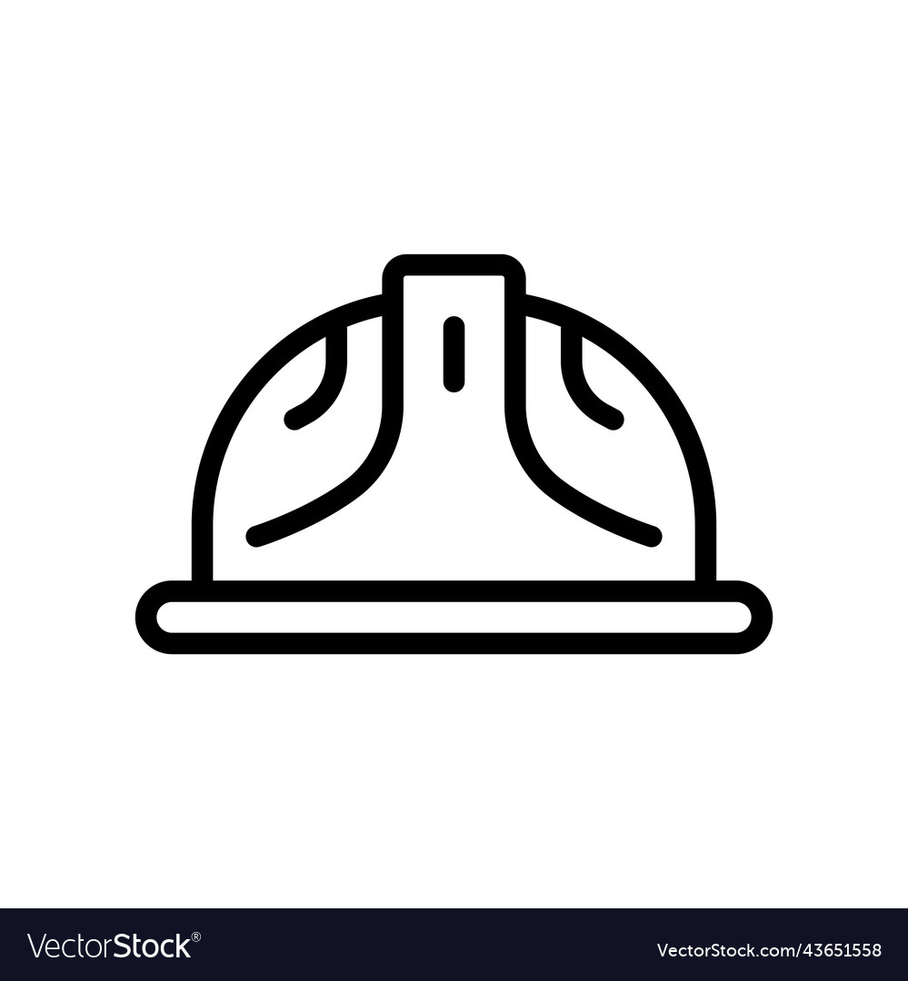 Foreman hard hat icon icon related Royalty Free Vector Image
