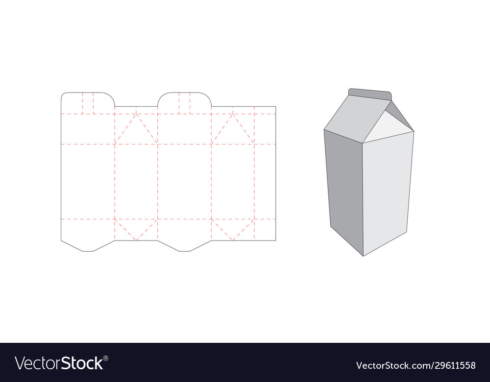 milk carton template