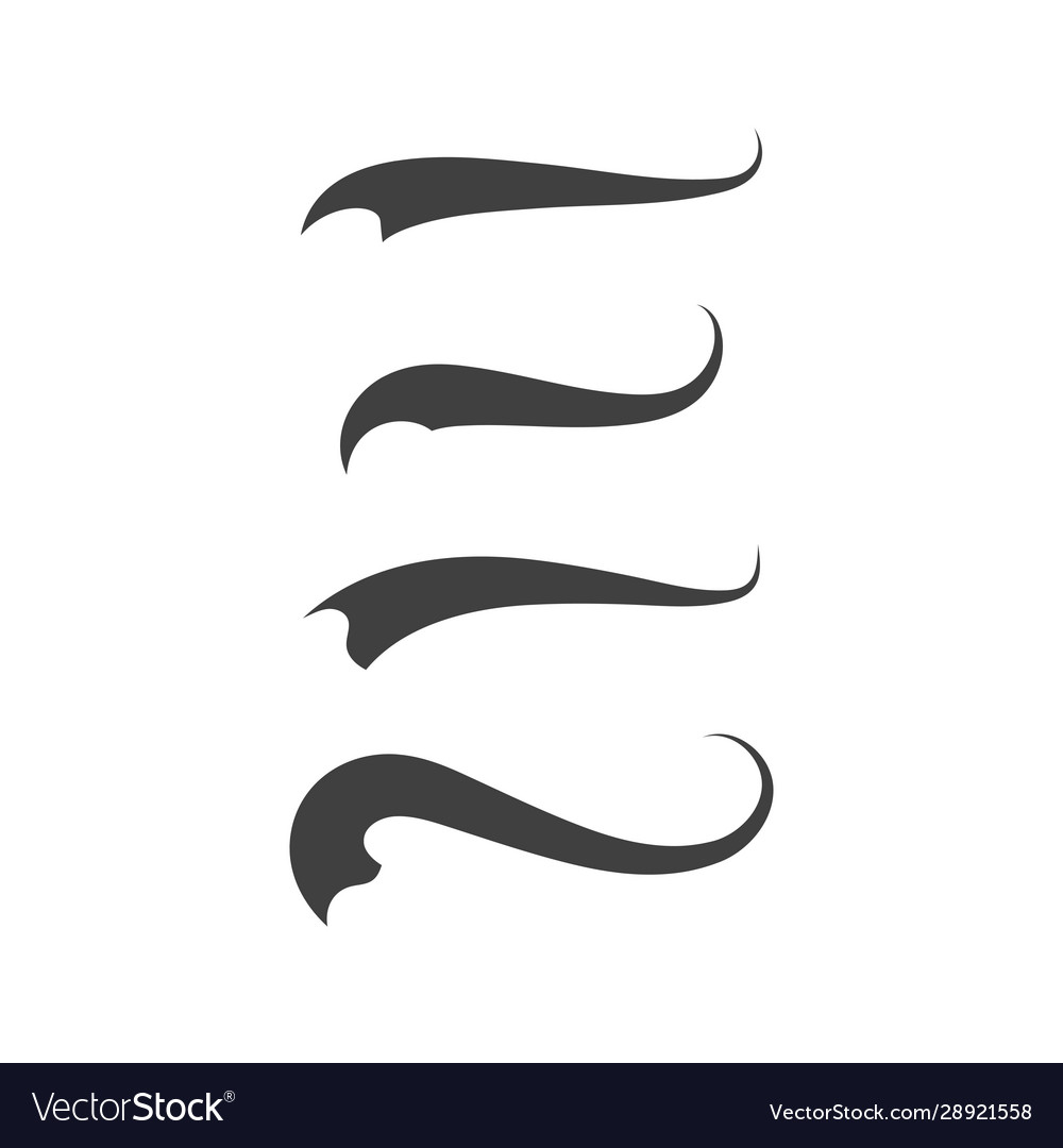 Swoosh And Swash Text Tails Vector Set Font Tail Swirls Typography Elements  For Decoration Stock Illustration - Download Image Now - iStock