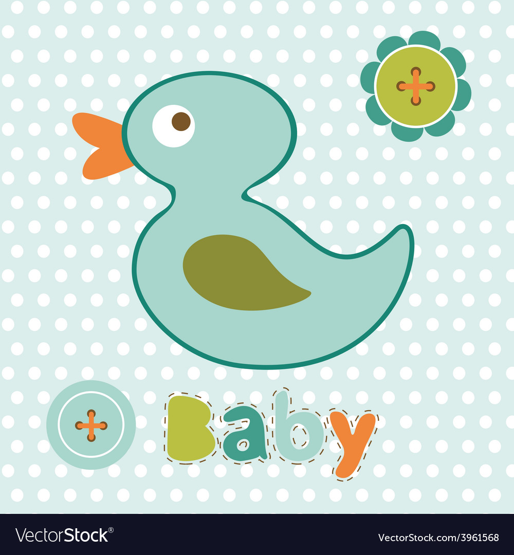 Download Baby boy card Royalty Free Vector Image - VectorStock