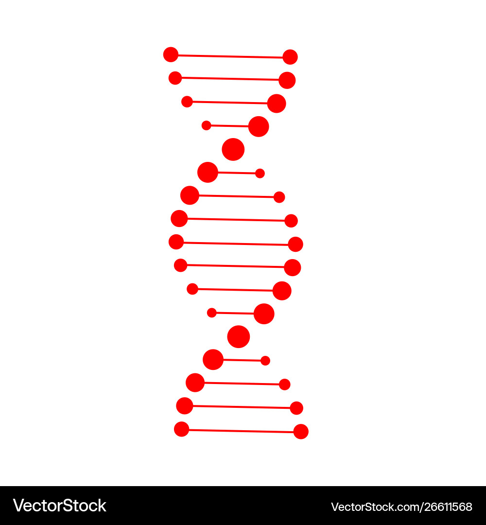Dna structure icon Royalty Free Vector Image - VectorStock