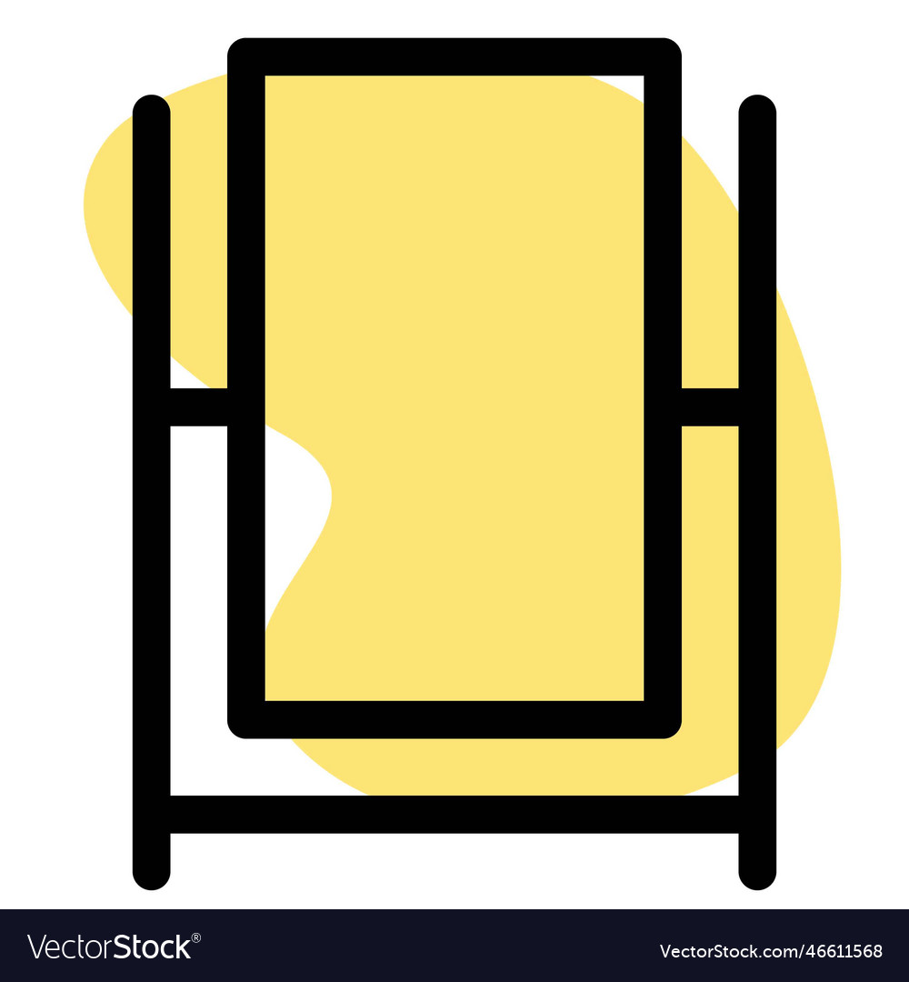 Fulllength mirror for personal use Royalty Free Vector