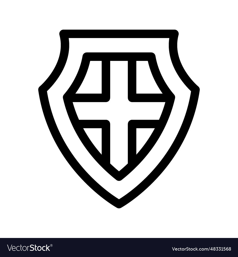 Shield icon Royalty Free Vector Image - VectorStock