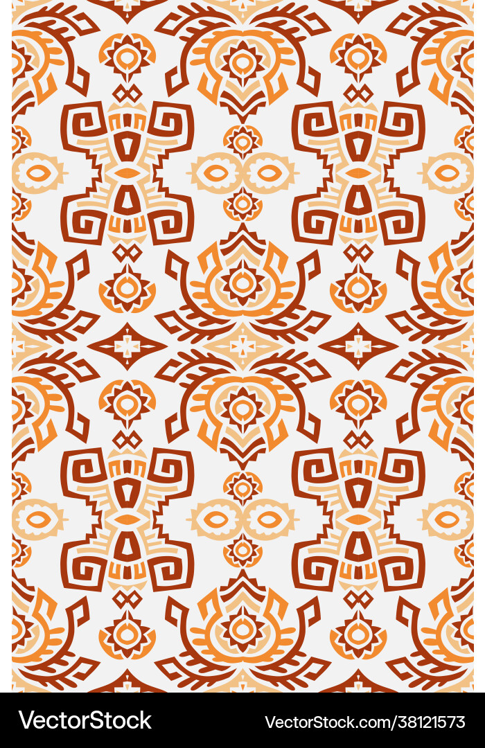 Abstract ethnic style seamless pattern Royalty Free Vector
