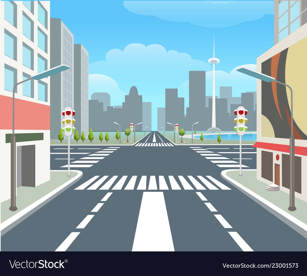 city street vector