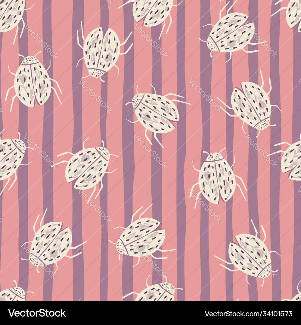 Seamless random pattern with white and black Vector Image