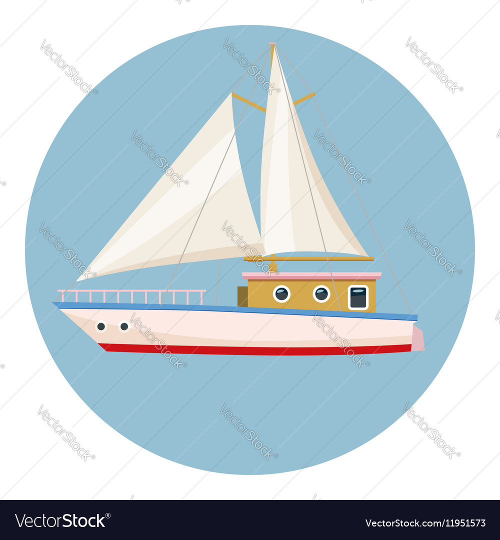 Featured image of post Sail Boat Cartoon Images - Sailing vessel isolated on white background background boat.