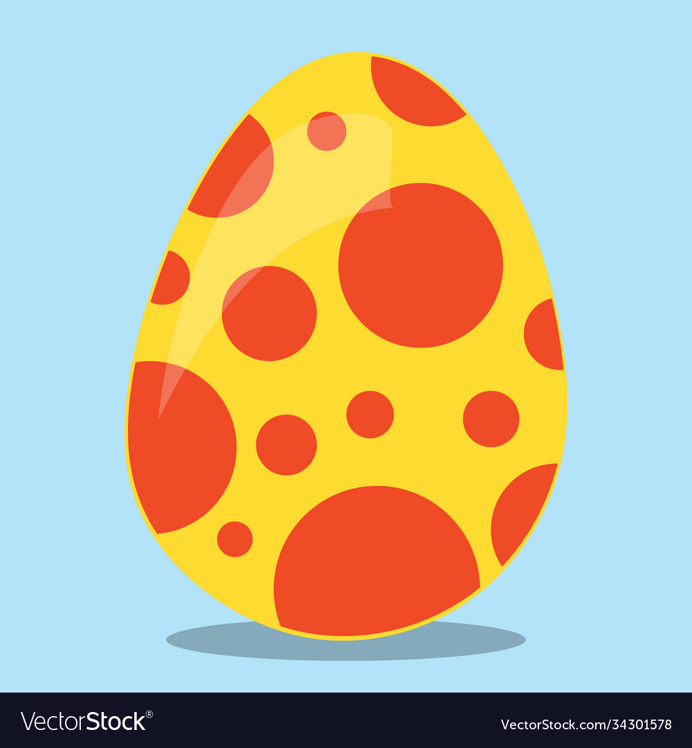 Cute dinosaur egg 08 Royalty Free Vector Image