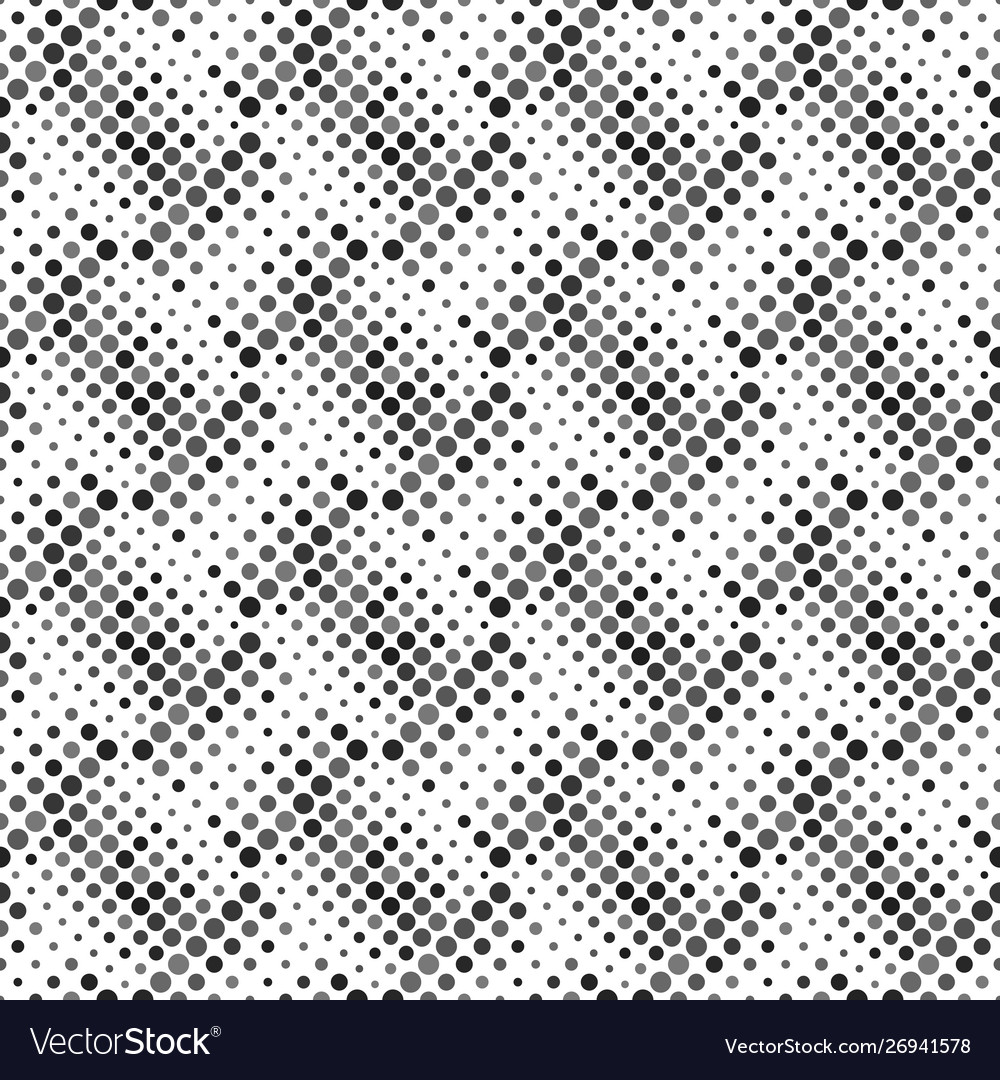 Monochrome circle pattern background design Vector Image