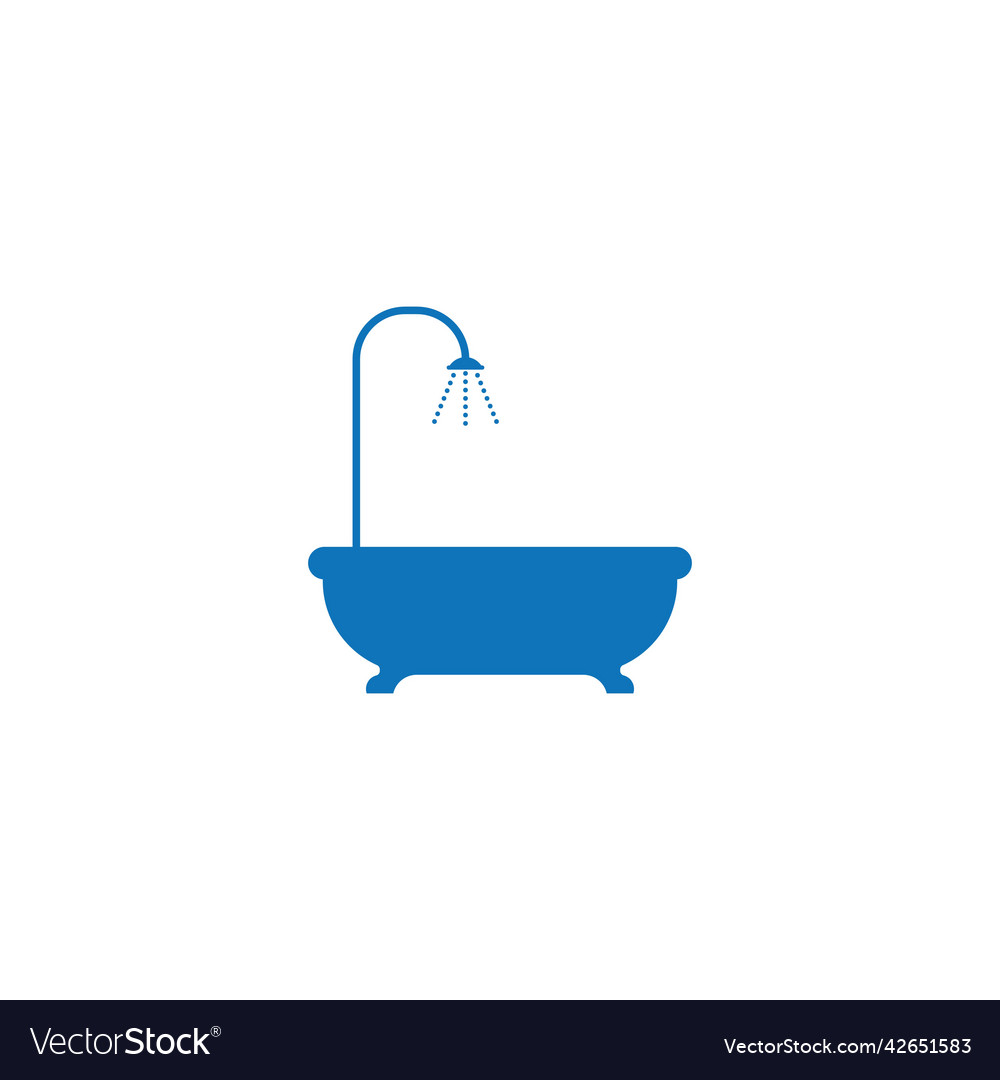 Bathtub icon Royalty Free Vector Image - VectorStock