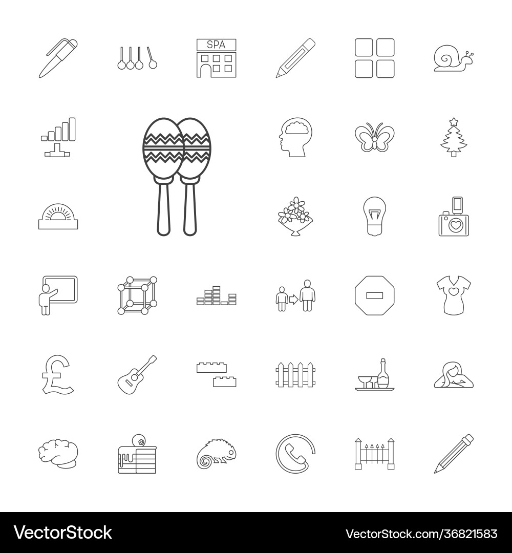 Creative icons Royalty Free Vector Image - VectorStock