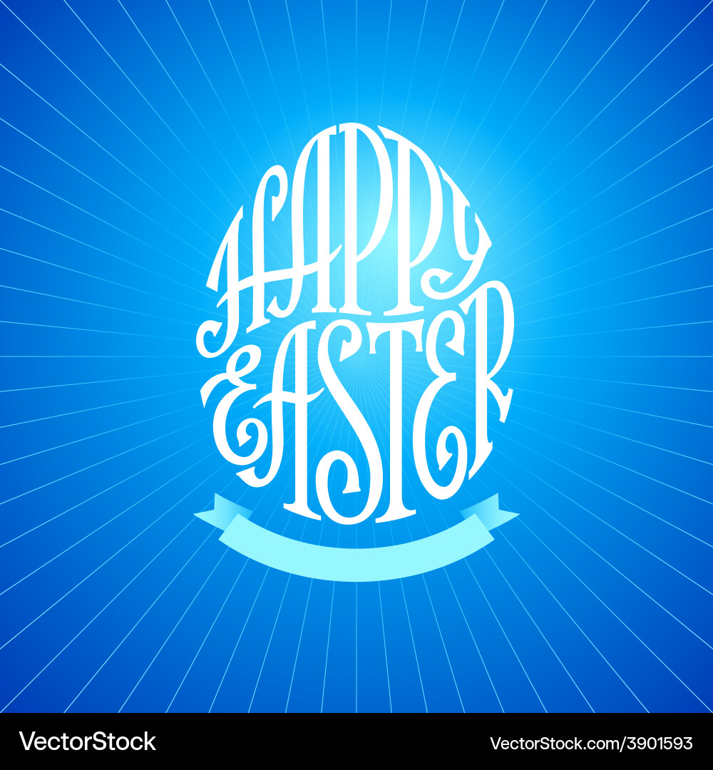 Happy Easter Royalty Free Vector Image - VectorStock