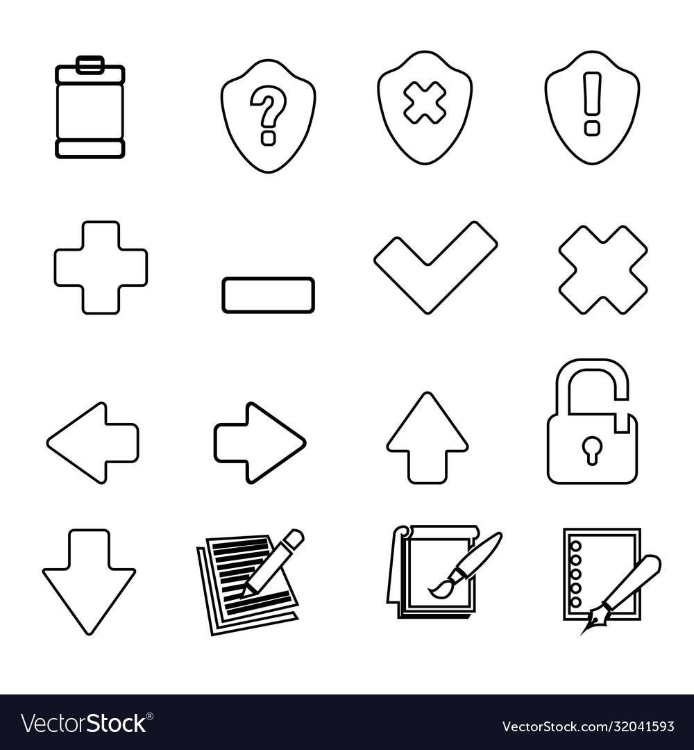 Icons black and white online store icon Royalty Free Vector