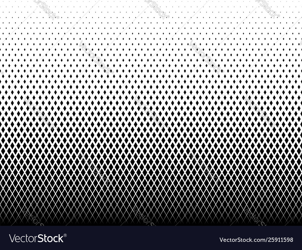 Geometric Pattern Black Diamonds On A White Vector Image