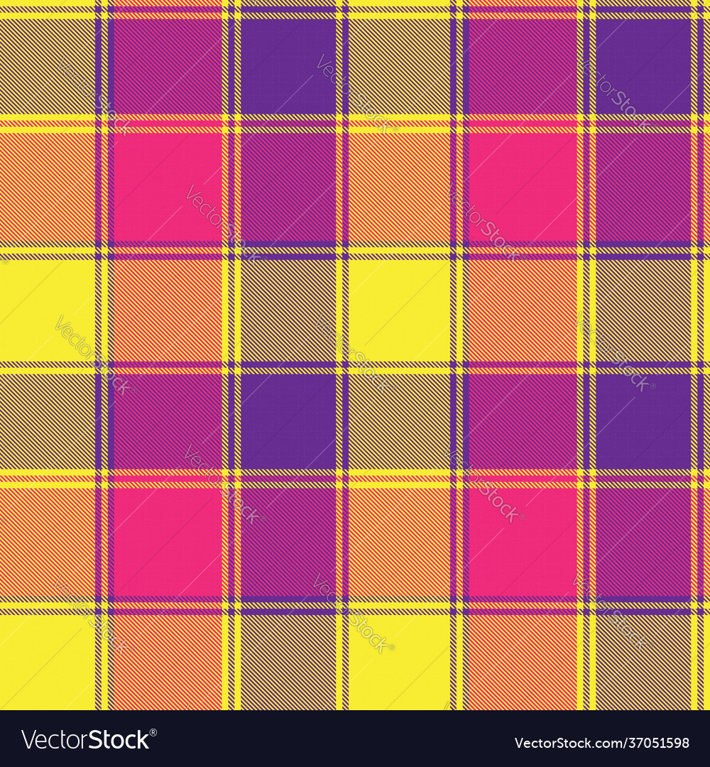 Purple ombre plaid textured seamless pattern Vector Image