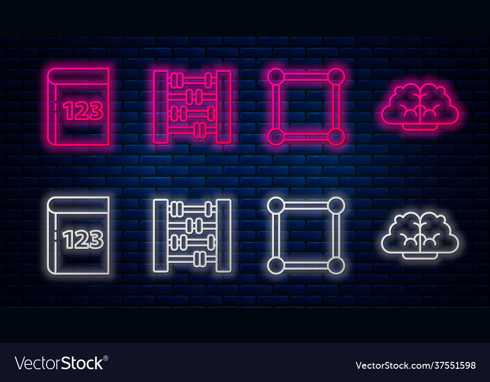 Set line graph schedule chart diagram Royalty Free Vector