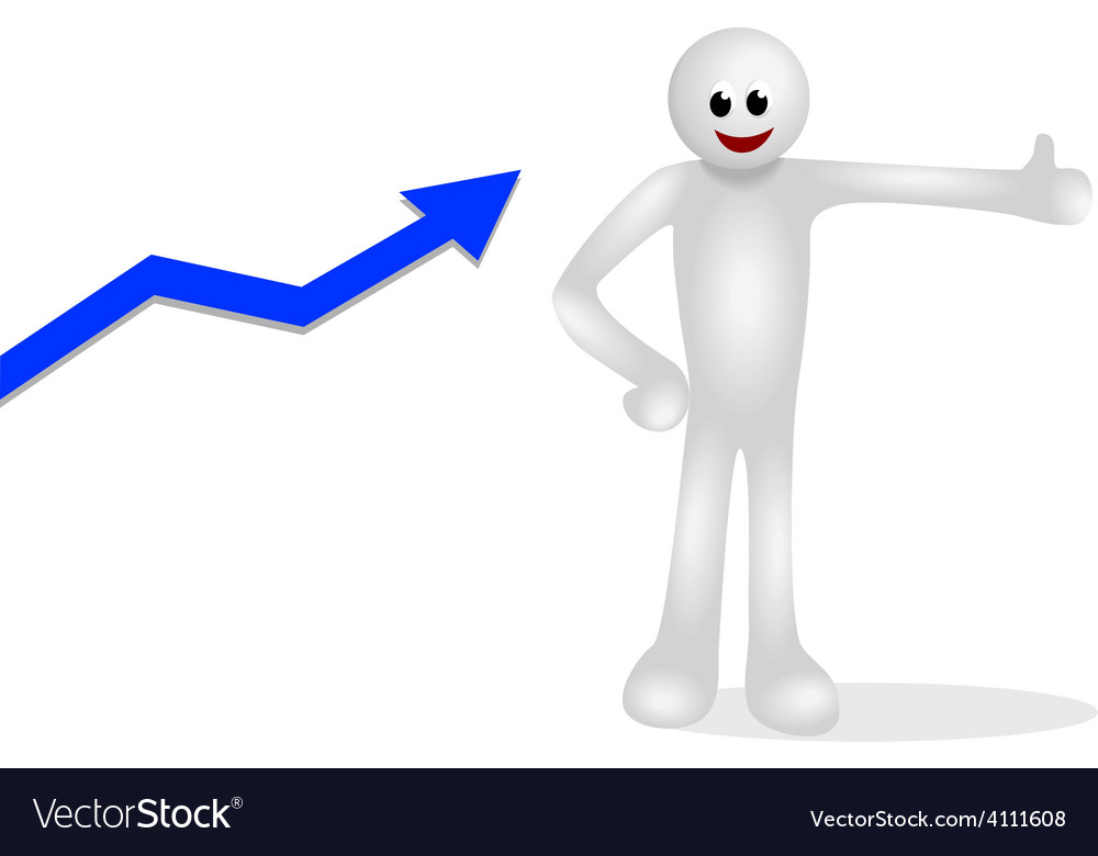 Increasing graphs Royalty Free Vector Image - VectorStock
