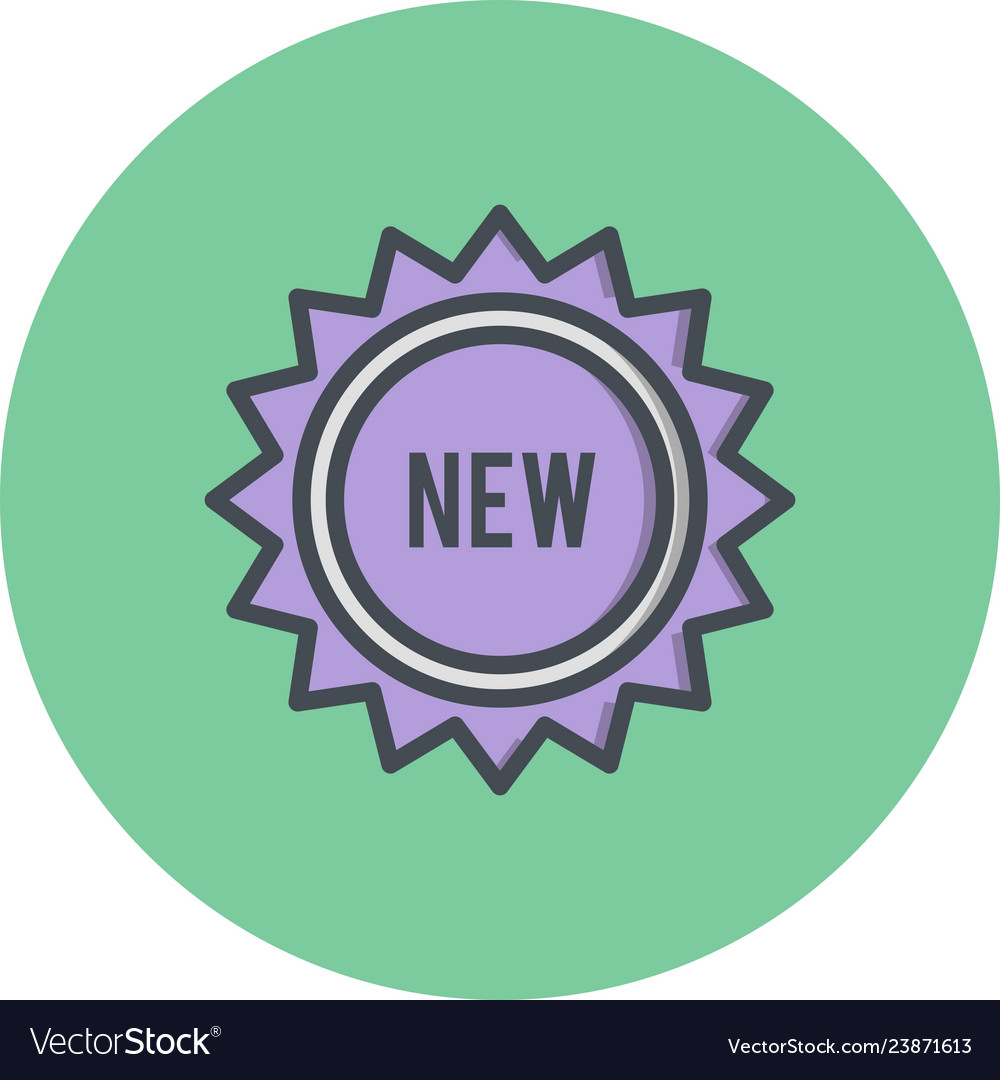 New icon Royalty Free Vector Image - VectorStock